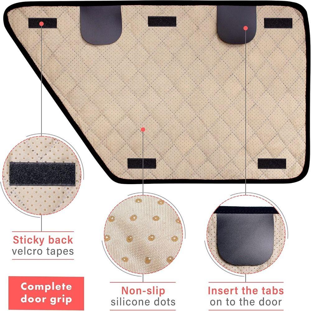 2 шт. водонепроницаемый протектор двери автомобиля для собак черный грязезащитный чехол для внутренней двери защита автомобильные аксессуары