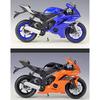 1/12 Scale Welly 2020 YAMAHA YZF-R6 Alloy Motorcycle Model Diecasts Metal Toy Vehicles Motorcycle Model High Simulation Collection Childrens Gifts