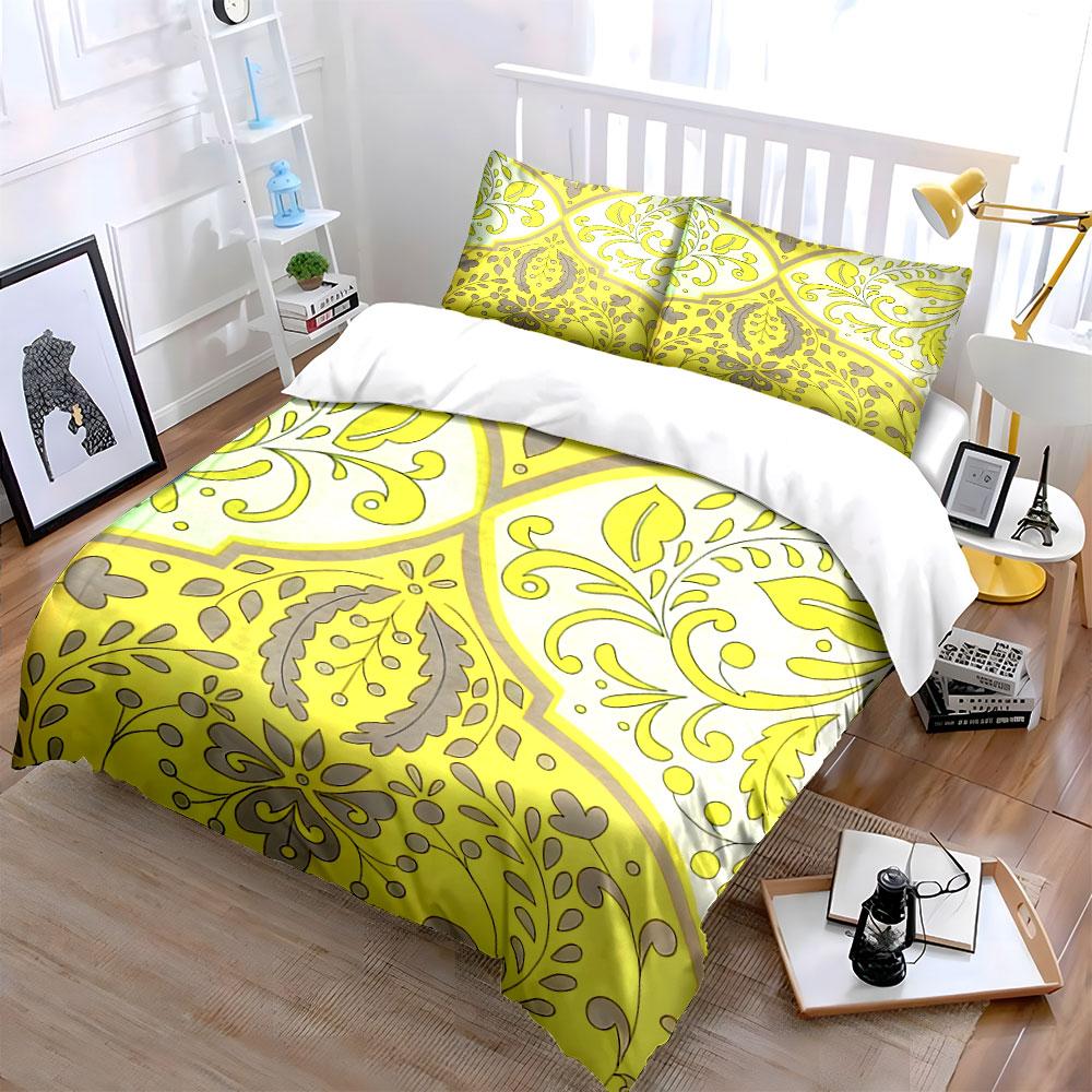 Lush floral symphony. Bedding sets Duvet covers Pillowcases(1* Duvet Cover 2* Pillowcases without duvet insert)