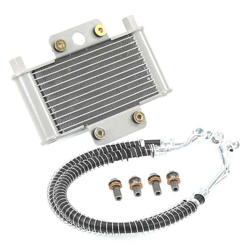 Clear Motorcycle Radiator Engine Oil Cooler Motocross Oil Cooler Dirt Pit Bike For 150-250Cc GY6