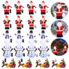 Christmas Inflatable Santa Claus Snowman Built-in LED Light Christmas Decoration Garden Decor Xmas Indoor Outdoor Ornament