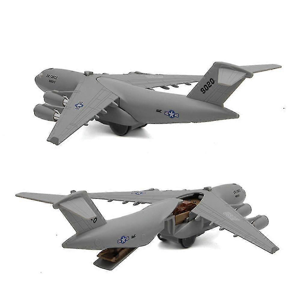 1/32 Транспортный самолет C17 Инерционная модель с музыкой и светодиодами Настольный декор Детская игрушка Подарок
