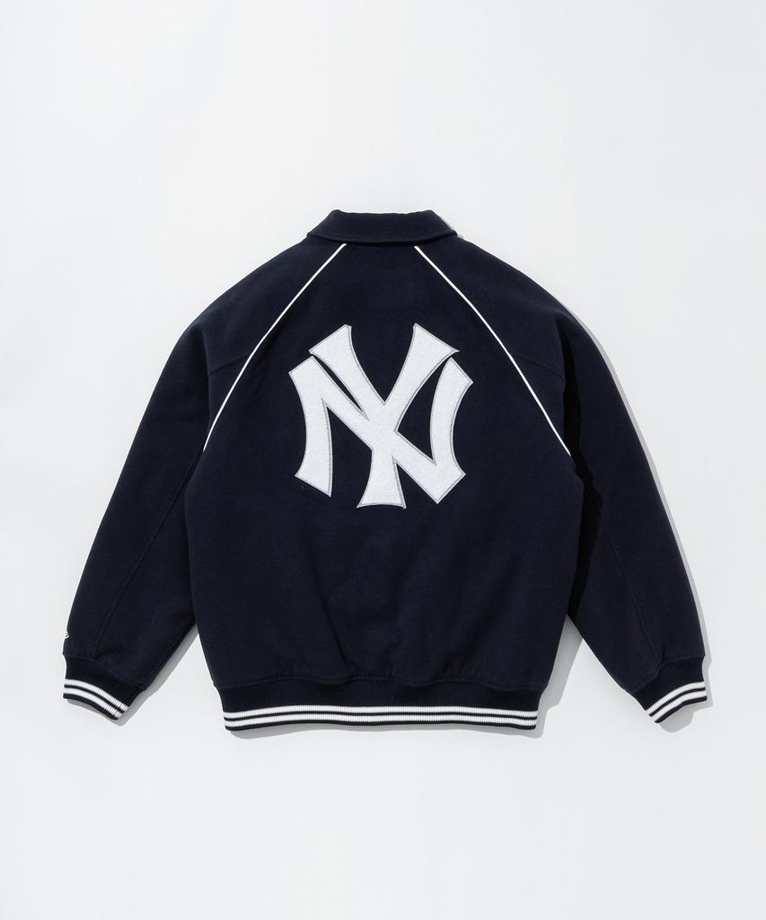 New Era Mlb New York Yankees Melton Stadium Jacket Navy