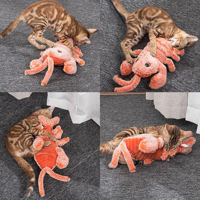 Electric Moving Lobster Cat Toy