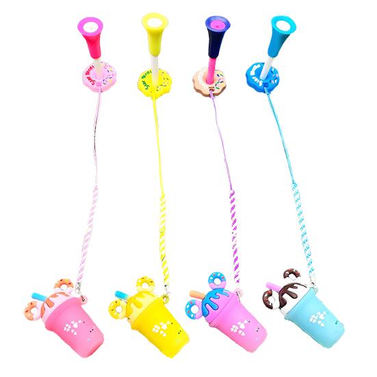 Golf Tee Cartoon Shape Lightweight Portable Colorful Anti-Lost Golf Tee Hanger with Strap Golf Accessory Gift