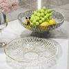 Фруктовница на высокой ножке, бытовая, для гостиной, журнальный столик, легкая роскошь, премиум-класс, поднос для фруктов с дренажем, тарелка для конфет и закусок