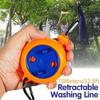 1PC Portable Retractable Clothesline Outdoor Travel Camping Hotel Windproof Anti-slip 10M Laundry Hanger Drying Rope Accessories