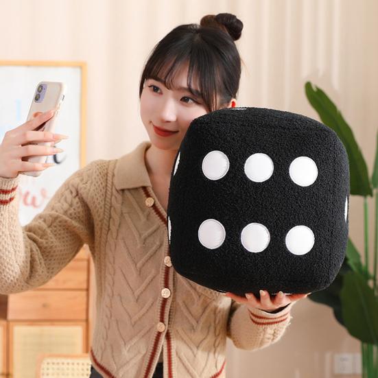 Dice Plush Doll Comfortable Soft PP Cotton Plush Dice Doll Funny