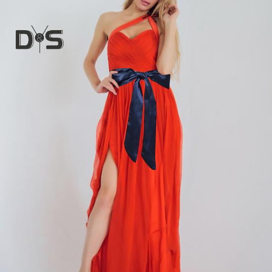 Женский ремень из гладкого атласа со шнуровкой и бантом, декоративный пояс с регулируемой длиной и дизайном галстука-бабочки, формальный пояс