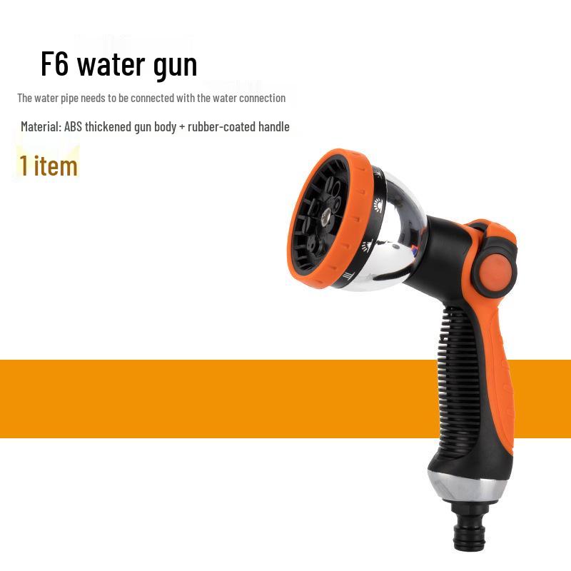 Полностью медный высоконапорный пистолет-распылитель для автомойки и насадка-щетка