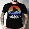 Braaap Снегоход Braap Моторный Снегоход I Классическая Футболка Все Размеры