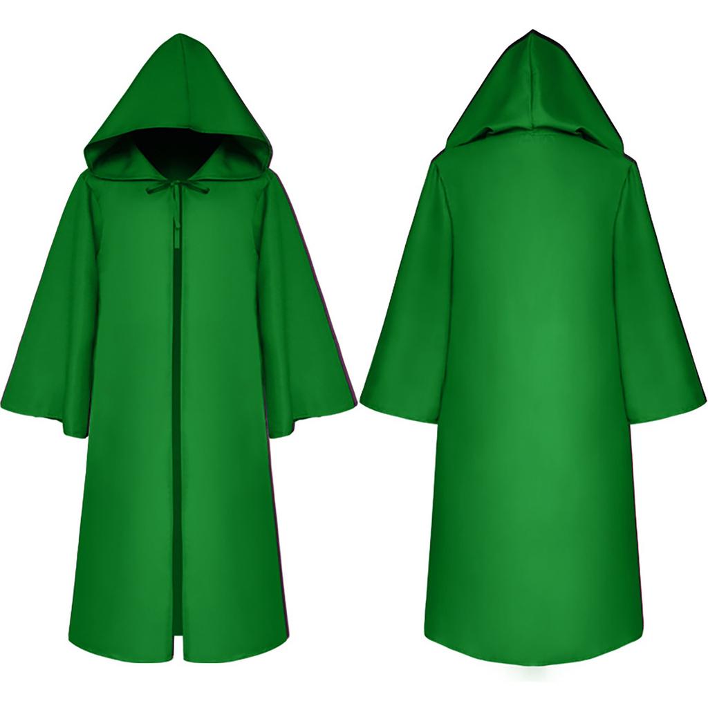 Men's And Women's Halloween Costumes Grim Cloak Hooded Cloak Jacket Coat