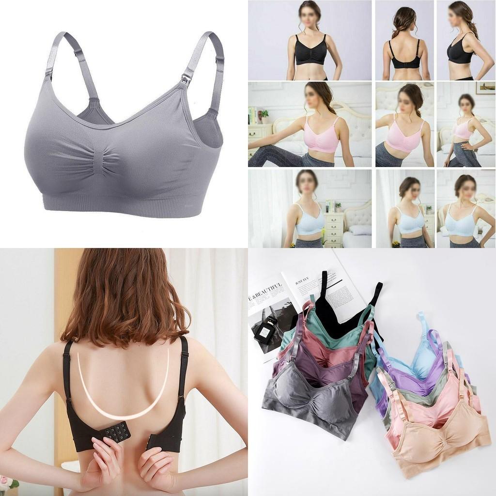 Seamless Maternity Nursing Bra Ultra-smooth And Soft Wirefree Breastfeeding Lingerie For Comfort