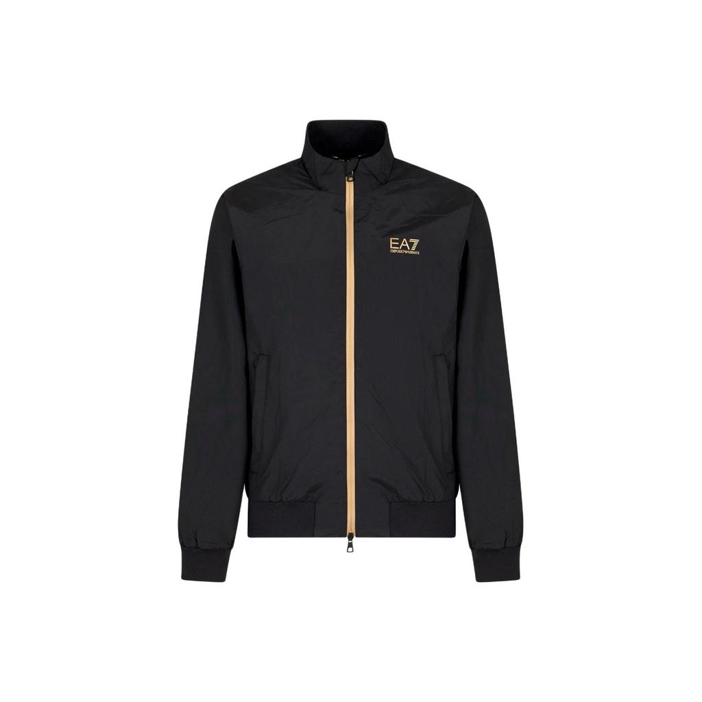 Emporio Armani Мужская куртка EA7 с буквенным принтом, воротником-стойкой и длинными рукавами 7M000424-AF13569-MC004