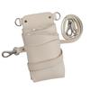 DP Prato 003 Ivory Scissor Case with Large Capacity Silver Holds Trimmer No. Pocket, Hardware, 0-5 Scissors, Hairdresser,