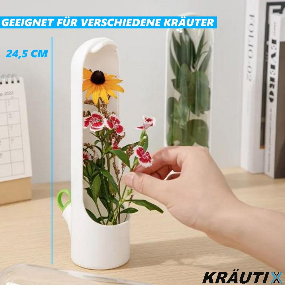 KRÄUTIX Herb Tin Herb Container Storage Container Refrigerator Herb Box