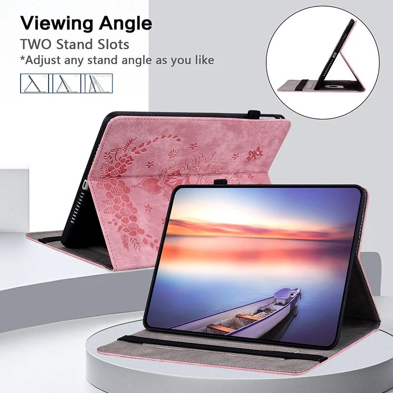 Кожаный чехол для Samsung Galaxy Tab A9 + 8.7 Plus S5e T720 Чехол для планшета Tab A 10.1 T510 A8 X200 X115 10.5 S6 A7 Lite 10.4 Чехол