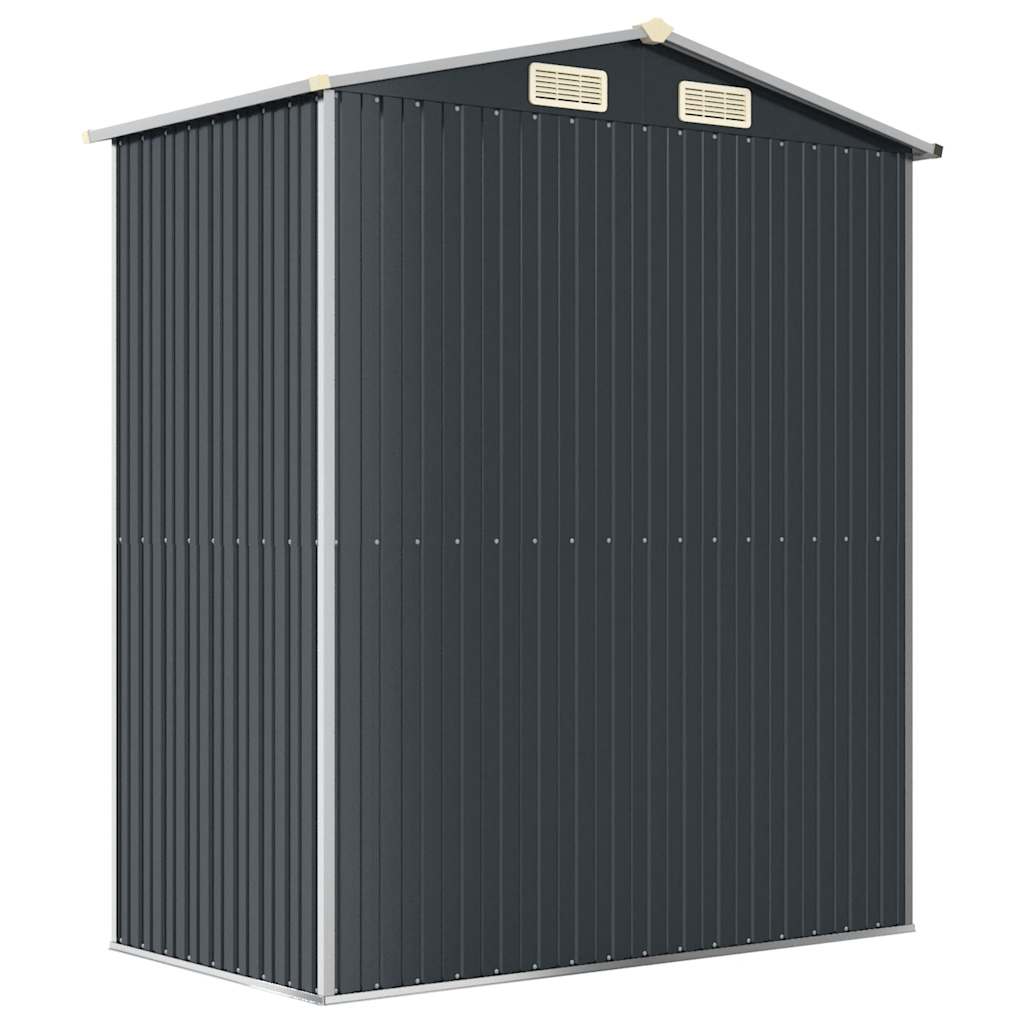 Garden Shed Anthracite 192 x 108 x 223 cm Galvanized Steel