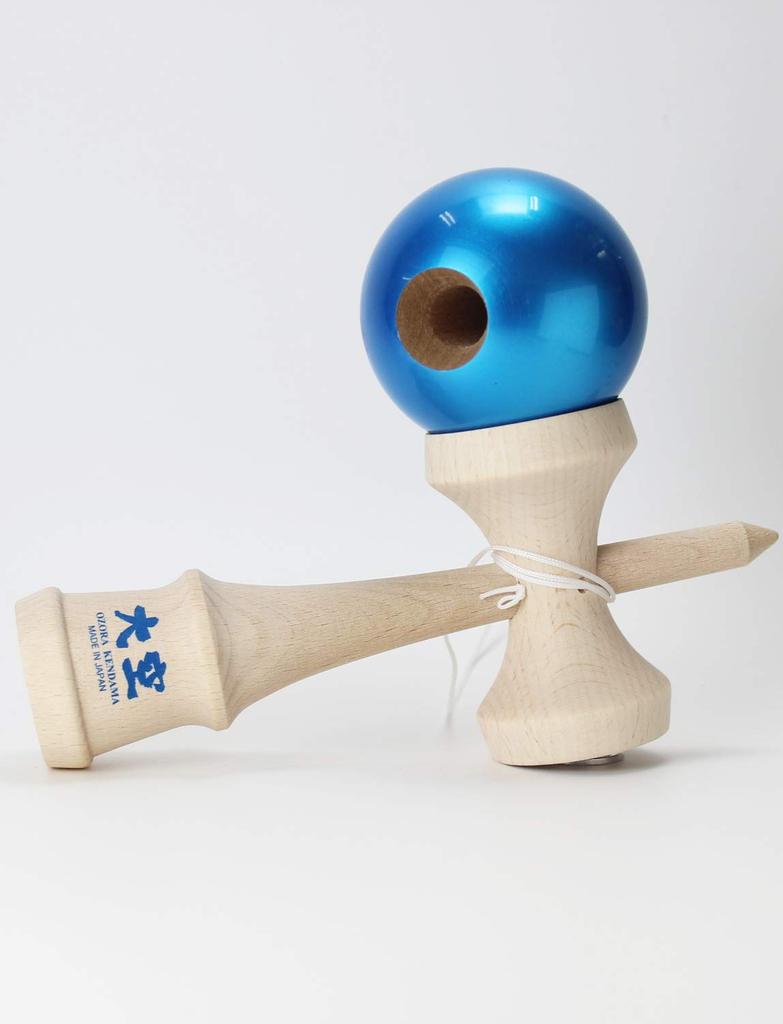 Japan Kendama Association Certified Competition Kendama "Ozora" Premium Made In Japan (OZORA KENDAMA) Clear Blue