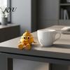 Humorous Home Decor 3D Printed Poop Figurine, Articulated Cartoon Fake Desk Toy Creative Ornament with Movable Joints, Novelty Gag Gift for