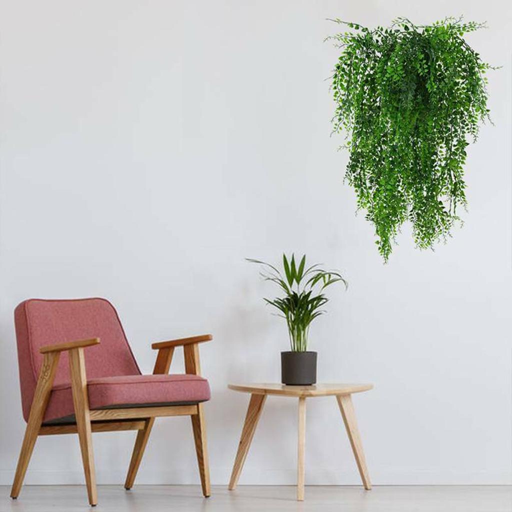 2шт искусственные висячие растения поддельные виноградные листья плюща зелень партия свадьба