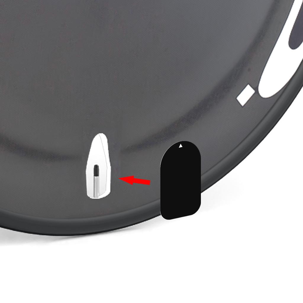 2/10Pcs Bike Disc Track Wheel Valve Sticker Dustproof Protective Sticker Bicycles Closed Wheelset Rim Valve Pad Sticker