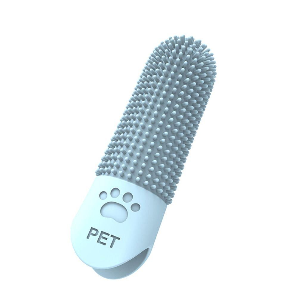 Super Soft Pet Teeth Cleaning Fingertips Silicone Cats Mouth Cleaner Pet Toothbrushes Dental Care