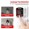 Outlet Tester Advanced Receptacle Tester with Voltage-Display 250V Power Socket Automatic Electric Circuit Polarity-