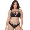 Thin Plus Size Fat Women's Underwear Big Chest Small Set Bra Breast with Full Cup Bra