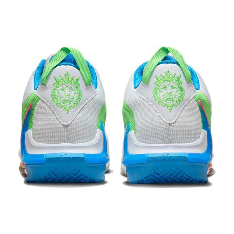 Nike Мужские кроссовки LeBron Witness 7 Grey Fog Multi-Color Булыжник Лазерно-синий Гипер-розовый DM1123-003