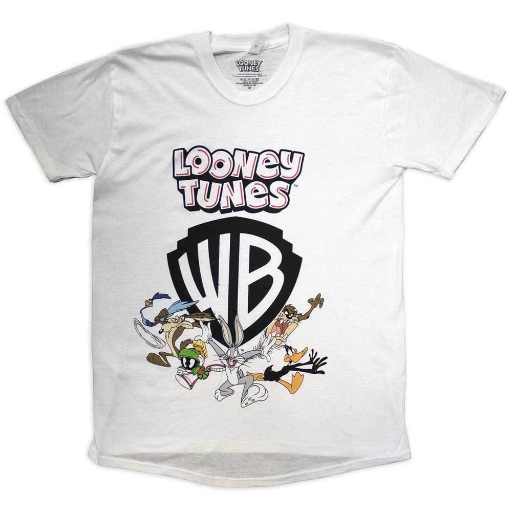 Looney Tunes Unisex Tshirt Warner Bros Shield