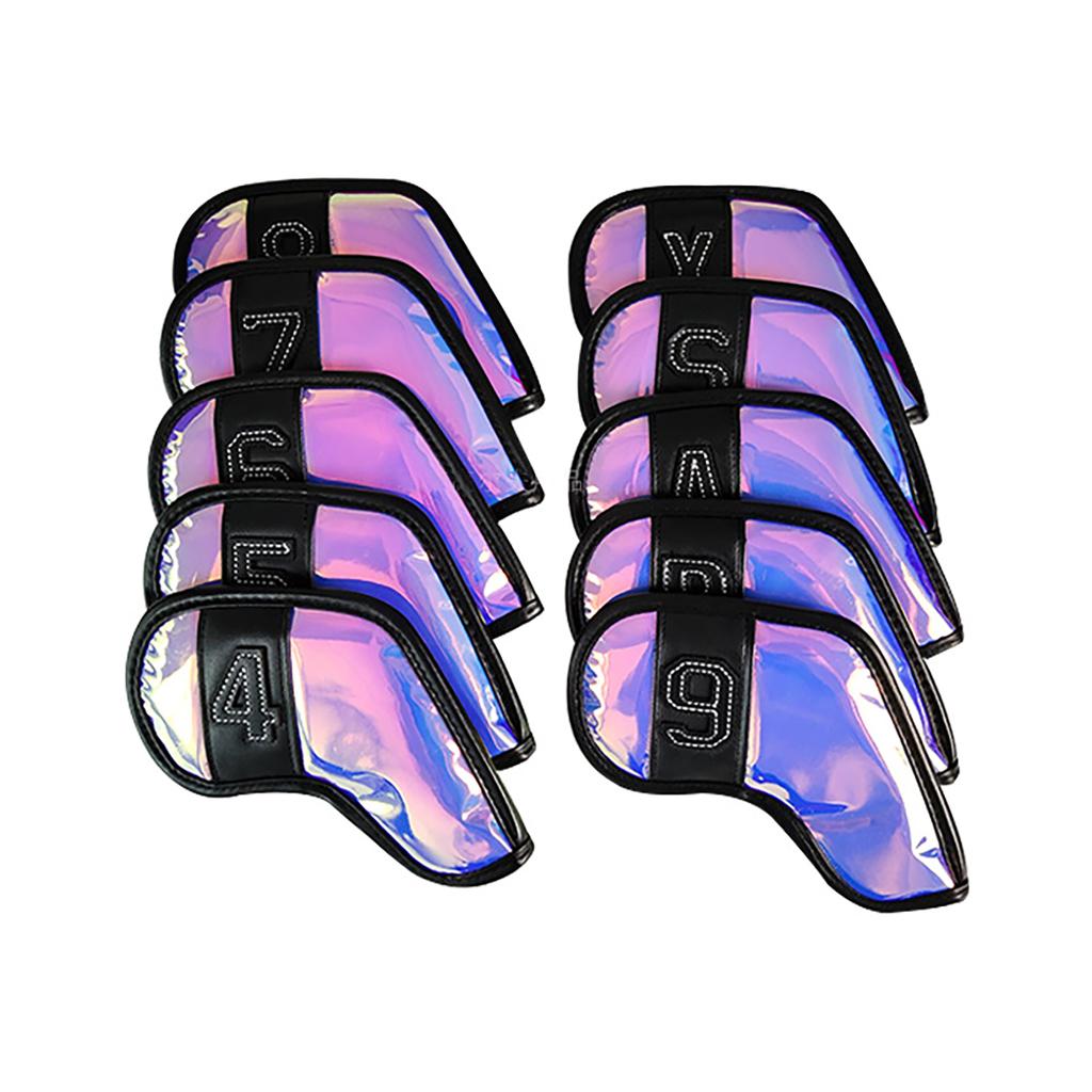 Golf Club Head Cover Waterproof Dustproof Number Design Golf Iron Cover Protection Sleeve Golf Accessories