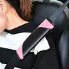 2 шт. чехол для ремня безопасности автомобиля из углеродного волокна, защита плеч, дышащий