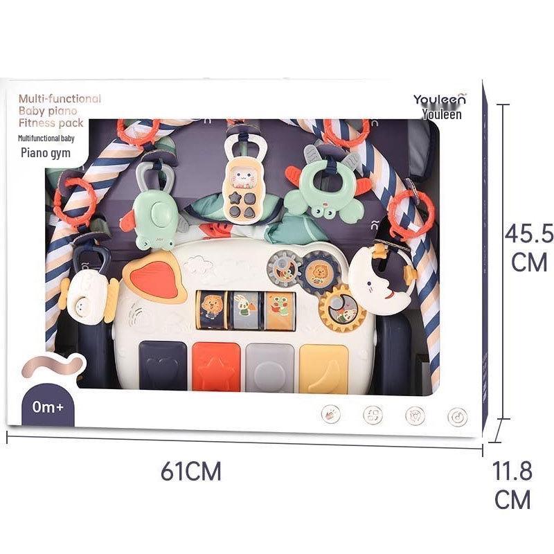 Yuele'en Набор погремушек и прорезывателей для новорожденных: Развивающая игрушка для захвата для 0-6 месяцев