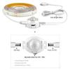1M/2M/3M Strip Light 5V USB Under Cabinet Lighting PIR Motion Sensor Kitchen Wardrobe Led Tape Warm White Fast Setup Deco Room
