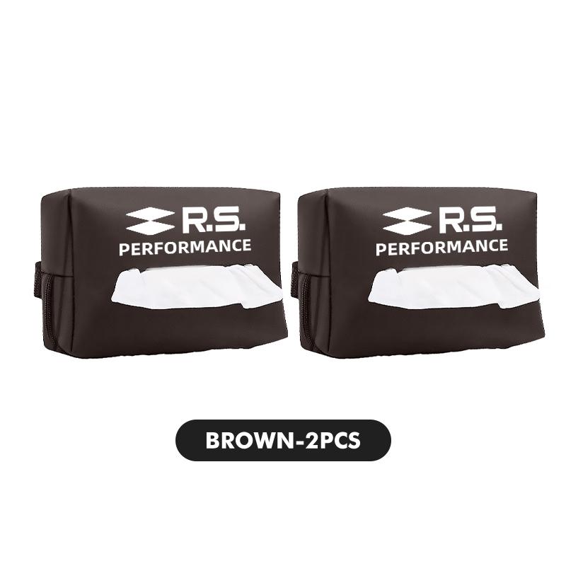 Leather Car Tissue Box Seat Back Paper Towel Storage Bag For Renault Clio Dacia RS Megan Scenic Logan Laguna Kadjar Duster WW7