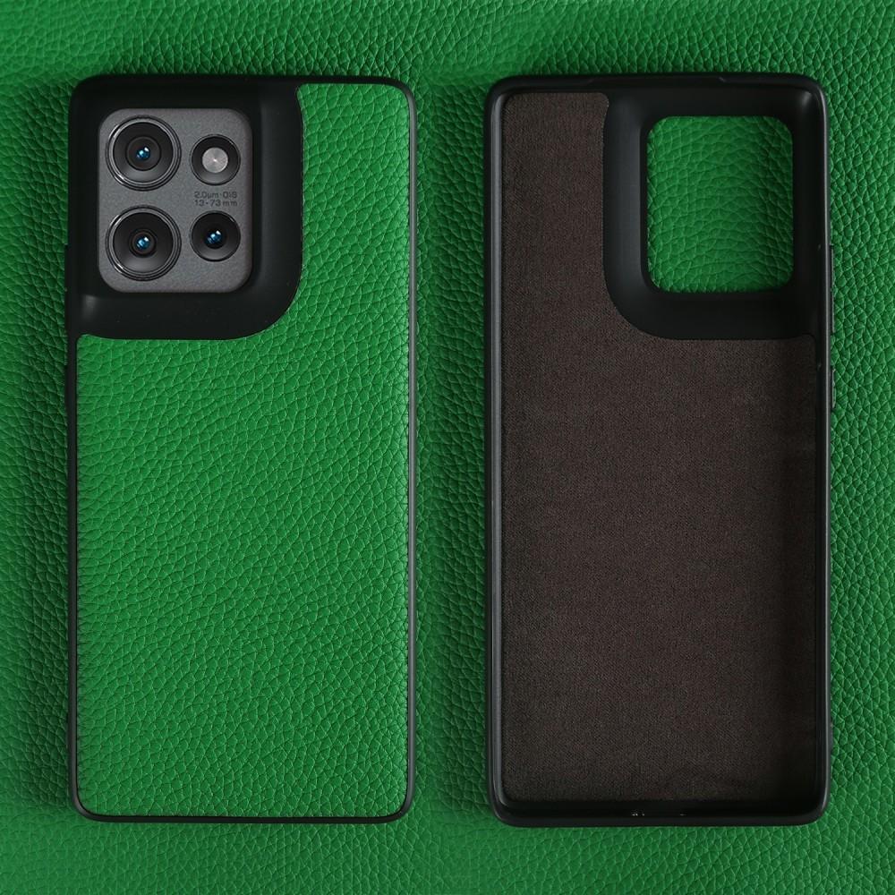 Luxury Genuine Leather Case For Motorola Edge 50 Fusion Edge50 Case Litchi pattern Moto Edge50 Ultra phone Cover Back Shell Capa