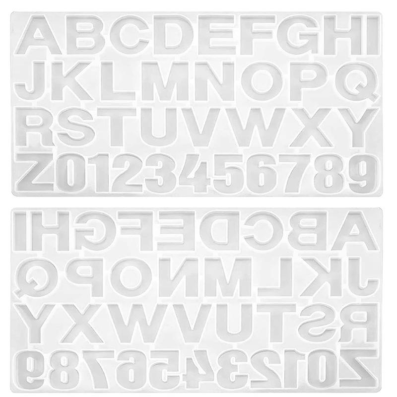Силиконовая форма для изготовления украшений из эпоксидной смолы своими руками: Буквы и Цифры для Изготовления Подвесок