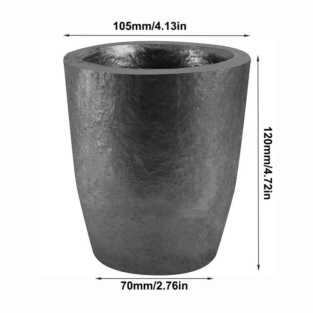 High Temperature Clay Furnace Cup Black Clay Crucibles  Aluminum Gold Silver Copper Brass