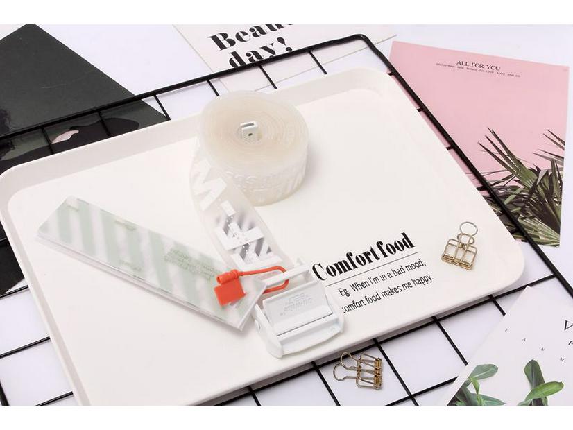 Прозрачный промышленный ремень-стропа, подтвержденная версия - Модный мужской аксессуар для высокой моды