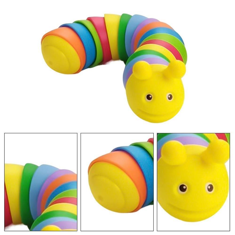 Вращающиеся игрушки-улитки с градусом Радужные игрушки-улитки слизняки с градусом Вращающиеся игрушки-гусеницы с градусом