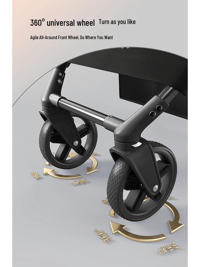 Прогулочная коляска для домашних животных с универсальными колесами и дождевиком для маленьких собак