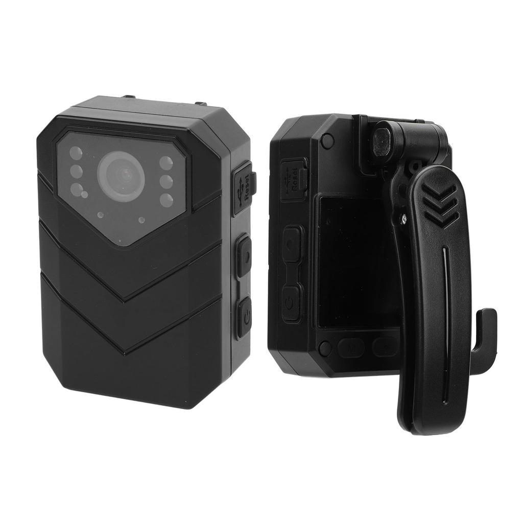 Body Worn Camera with Back Clip 4K HD 6 Axis Gyro Night Vision Water Resistant Wearable Pocket Video
