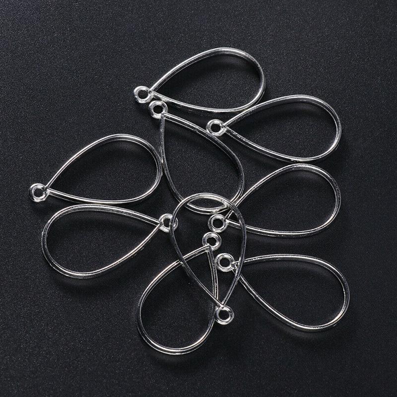 30шт новый открытый ободок кулон пустой Шарм рамка полый кулон DIY изготовление ювелирных изделий