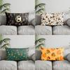 Home Decor Happy Halloween Spider Web Pillow Suitable For Sofa Bedroom Car Pillow Cover Cushion Rectangular Back Cushion