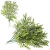 20 Pcs Artificial Leaves Branches 11.8 Inches Pine Stems Christmas DIY Accessories For Home Garden Decoration