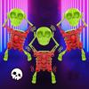Simulation Wind-up Dancing Skeleton Toy Plastic Spring Clockwork Toy  Desktop Ornament