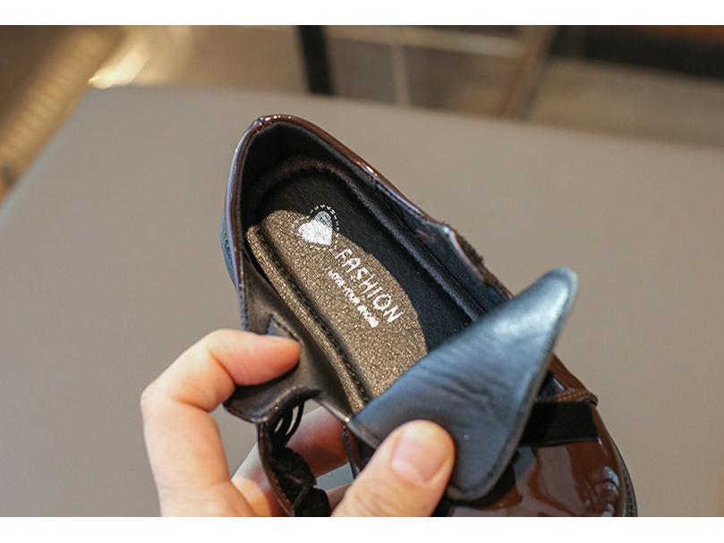 Женские кожаные лоферы в корейском стиле с зеркальным покрытием и двойными бантами - Весна 2026 Туфельки Принцессы