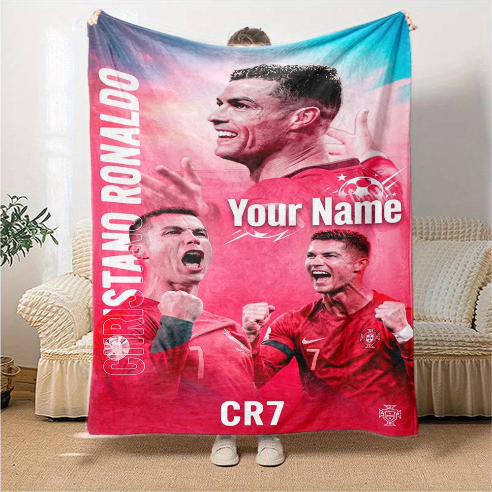 Cristiano Ronaldo Blanket Warmthful Decor Perfect For Office Seaside Livingroom Allseason Use Stylish Decor Best Holiday Gift For Friends Family