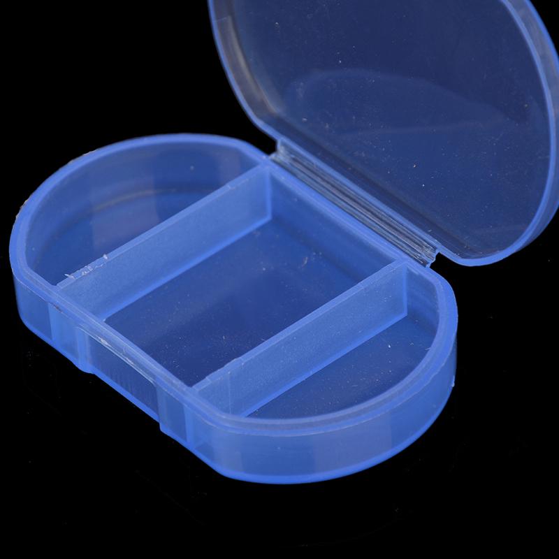 1PC Portable Storage Box Container Tool Universal Mini 3 Grid Pill Box Plastic Travel